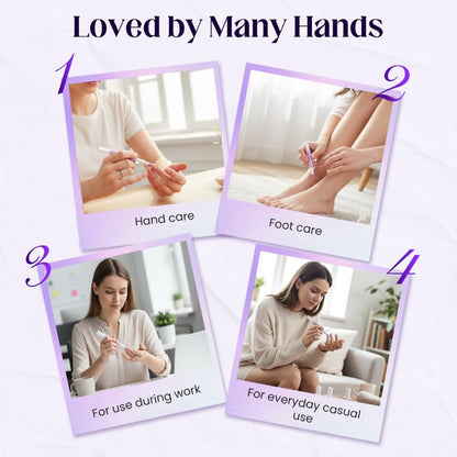 2-In-1 Cuticle Pusher & Oil Pen, 2026 New Cuticle Oil Pusher Pen, Portable Nail Care Pen Instant Cuticle Remover Tools for Dry Nails Hangnails Moisturizes Brightens (1 PCS)