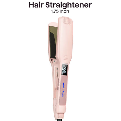Wavytalk Hair Straightener 1.75 Inch for Effortless Straightening