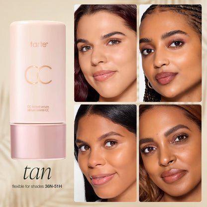 Tarte Summer Skin Essentials - CC Color-Correcting Tinted Serum + Creaseless Setting Powder
