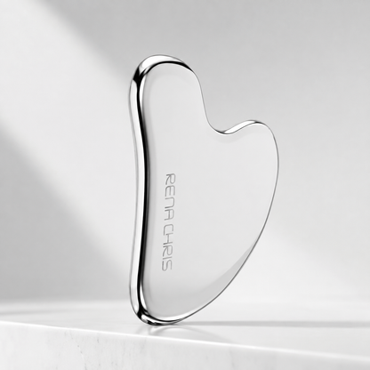 Brivaria™ SculptGua – Stainless Steel Gua Sha Facial Massage Tool
